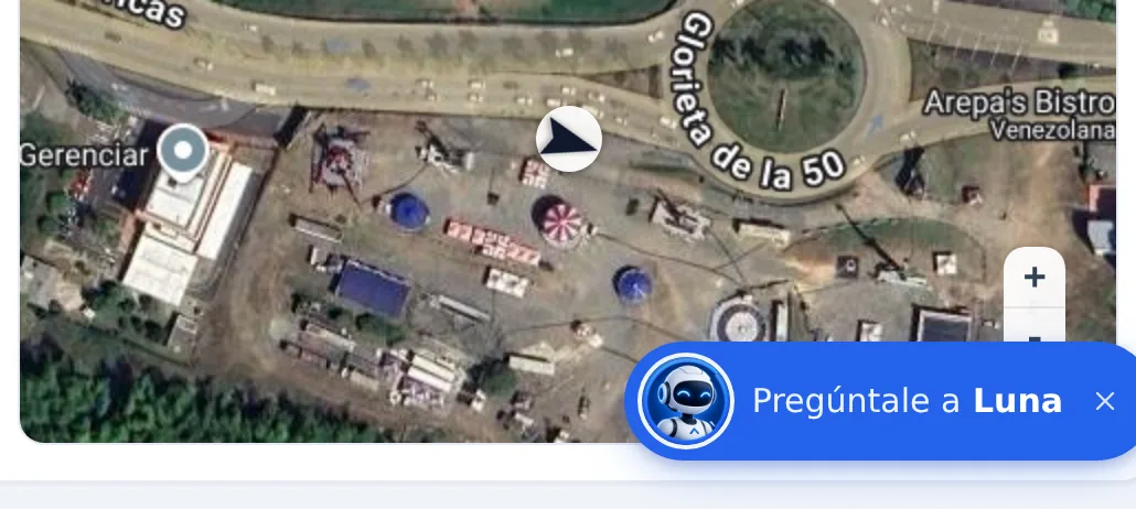 Mire el mapa de la foto