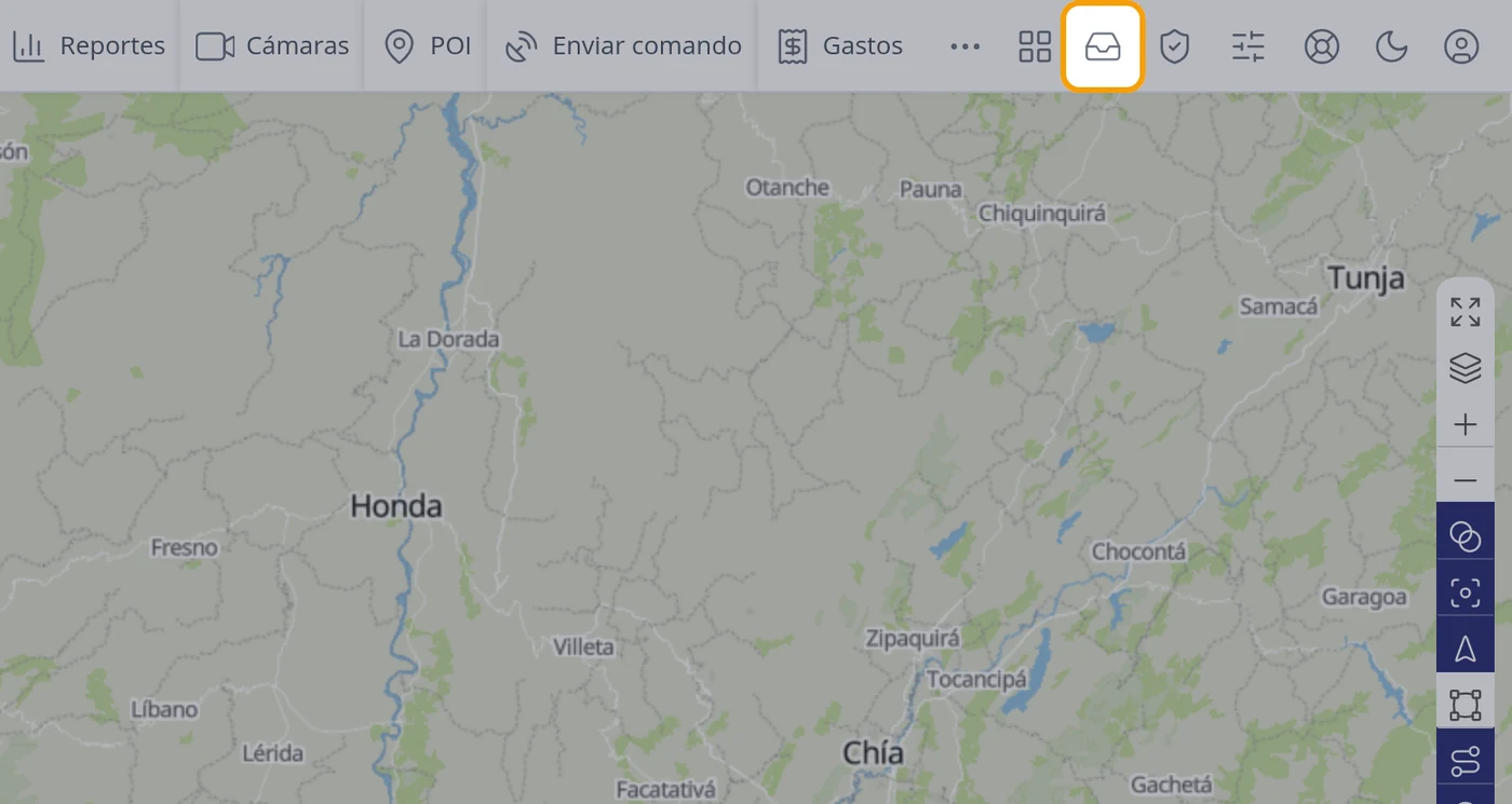 Pulse el icono del centro de notificaciones