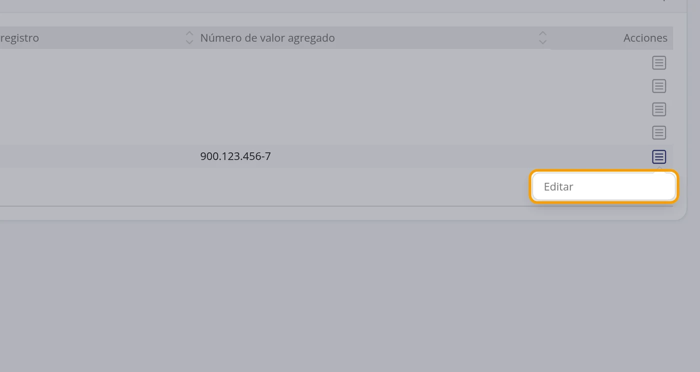 Pulse Editar