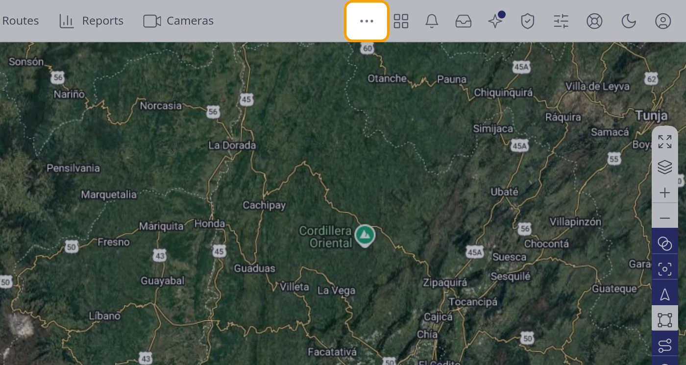For several vehicles, click the three dots