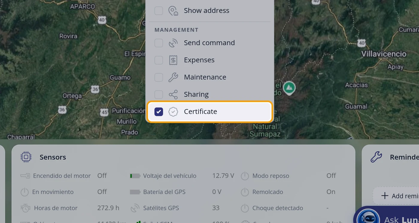 Tick Certificate