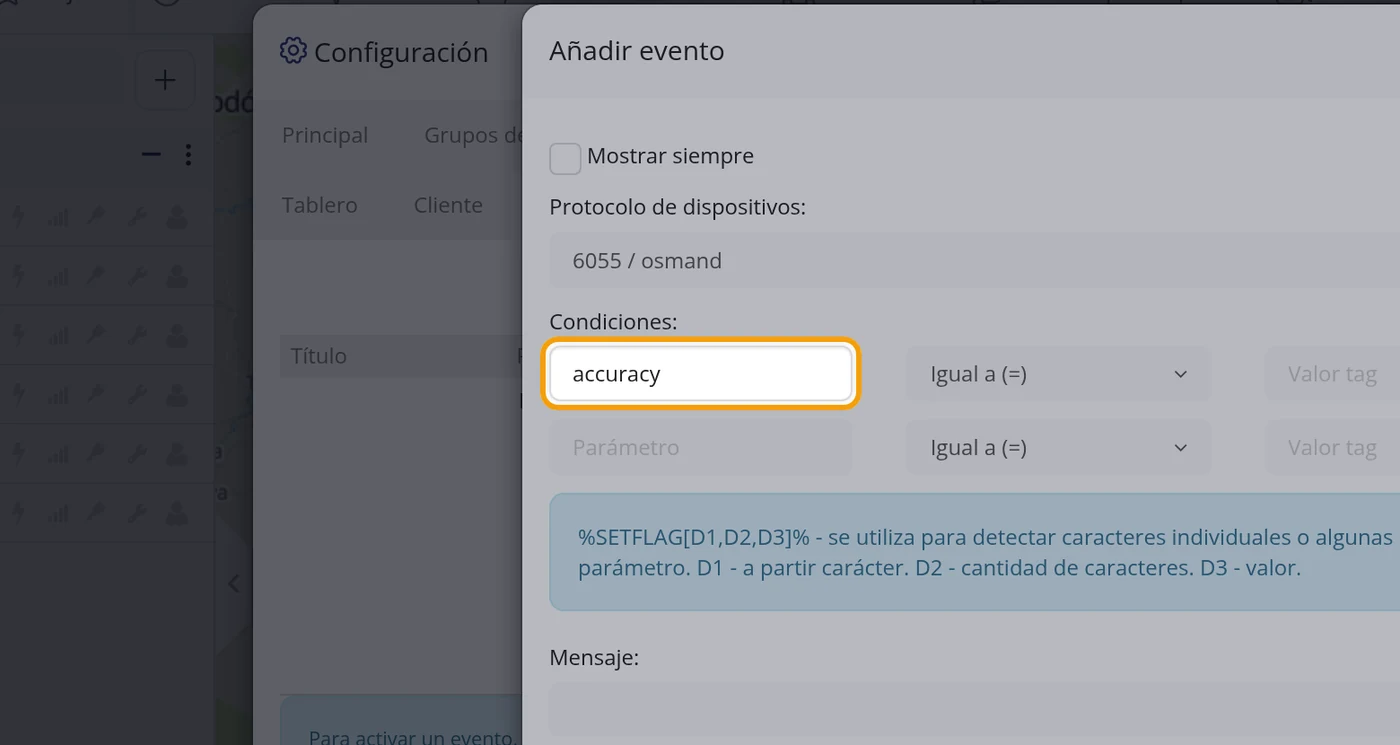 Escriba el nombre del dato