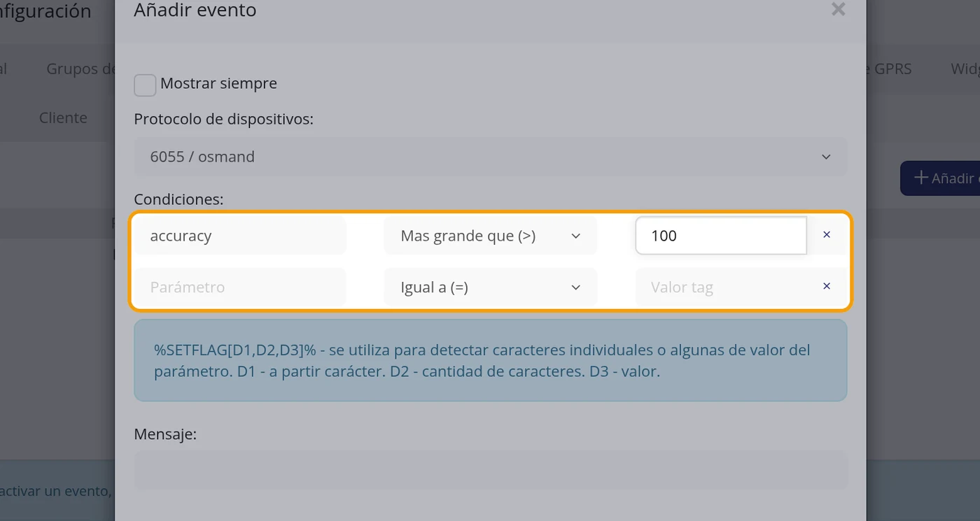 Termine la condición