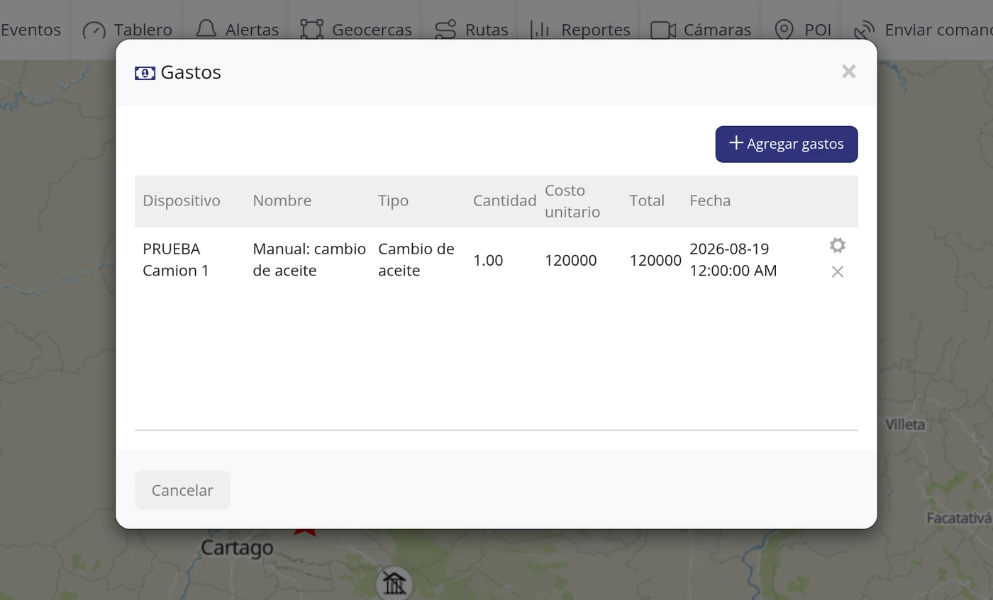 Compruebe que quedó en la lista