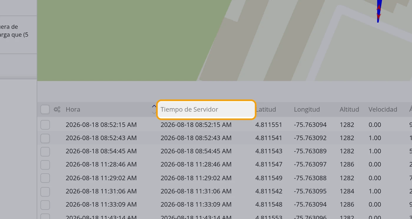 Abra el registro de datos del vehículo