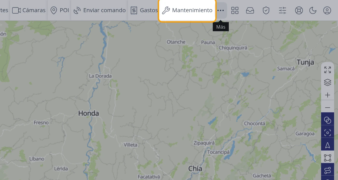 Compruebe que el botón ya está en la barra