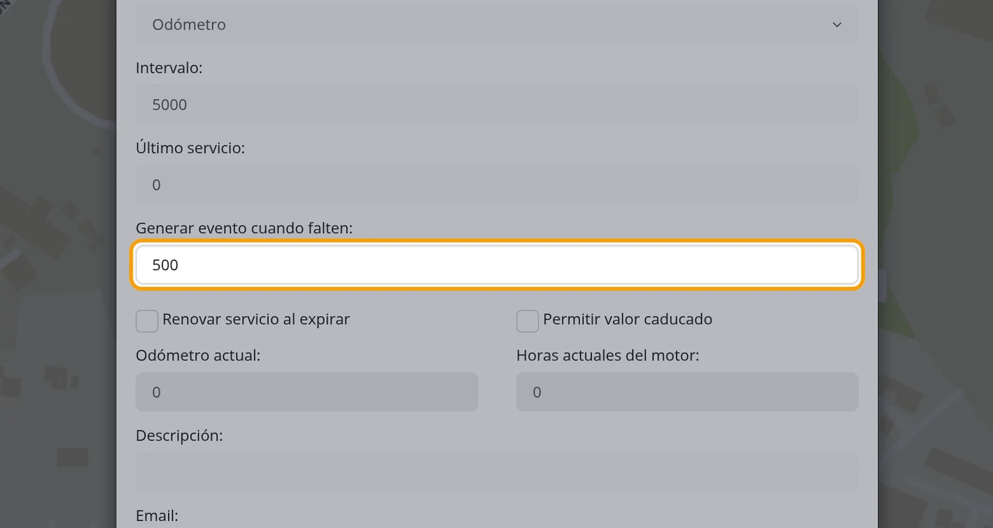 Diga con cuánta antelación quiere el aviso