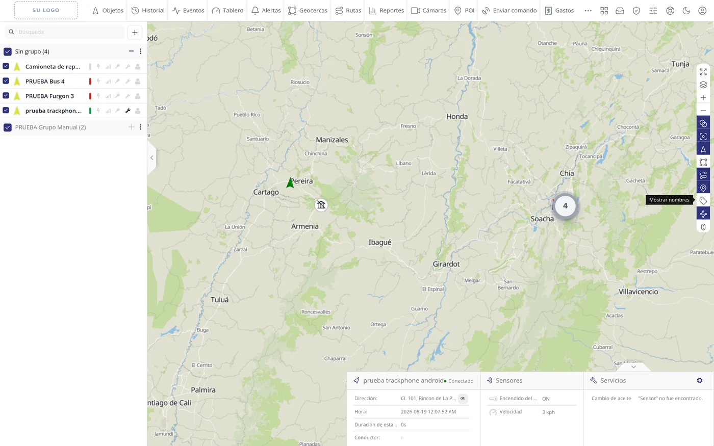 Pruebe uno: quite los nombres del mapa