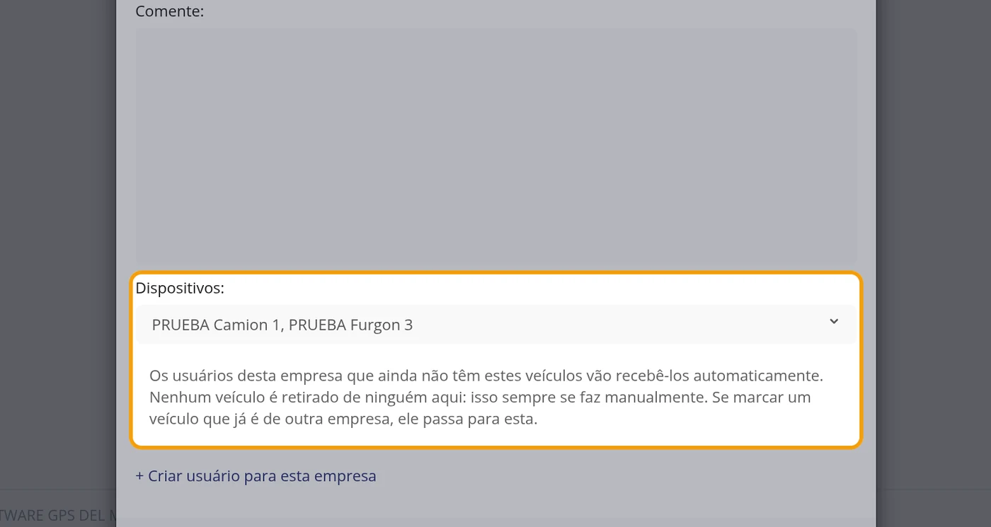 Abra a lista Dispositivos