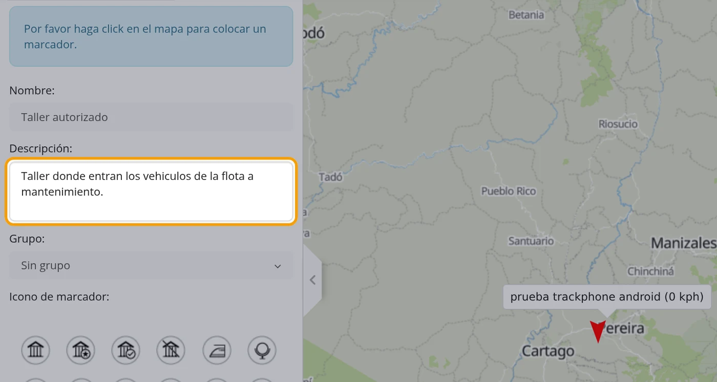 Escriba la descripción, si quiere