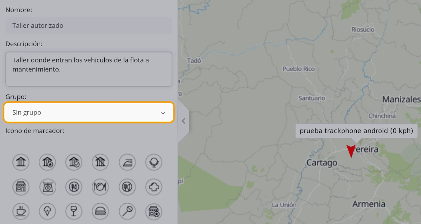 Deje el grupo como está, o elija uno