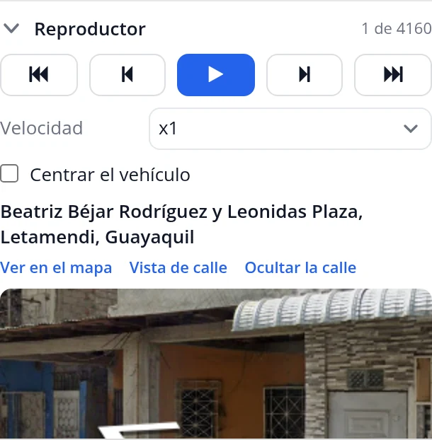 Vea la calle de ese punto