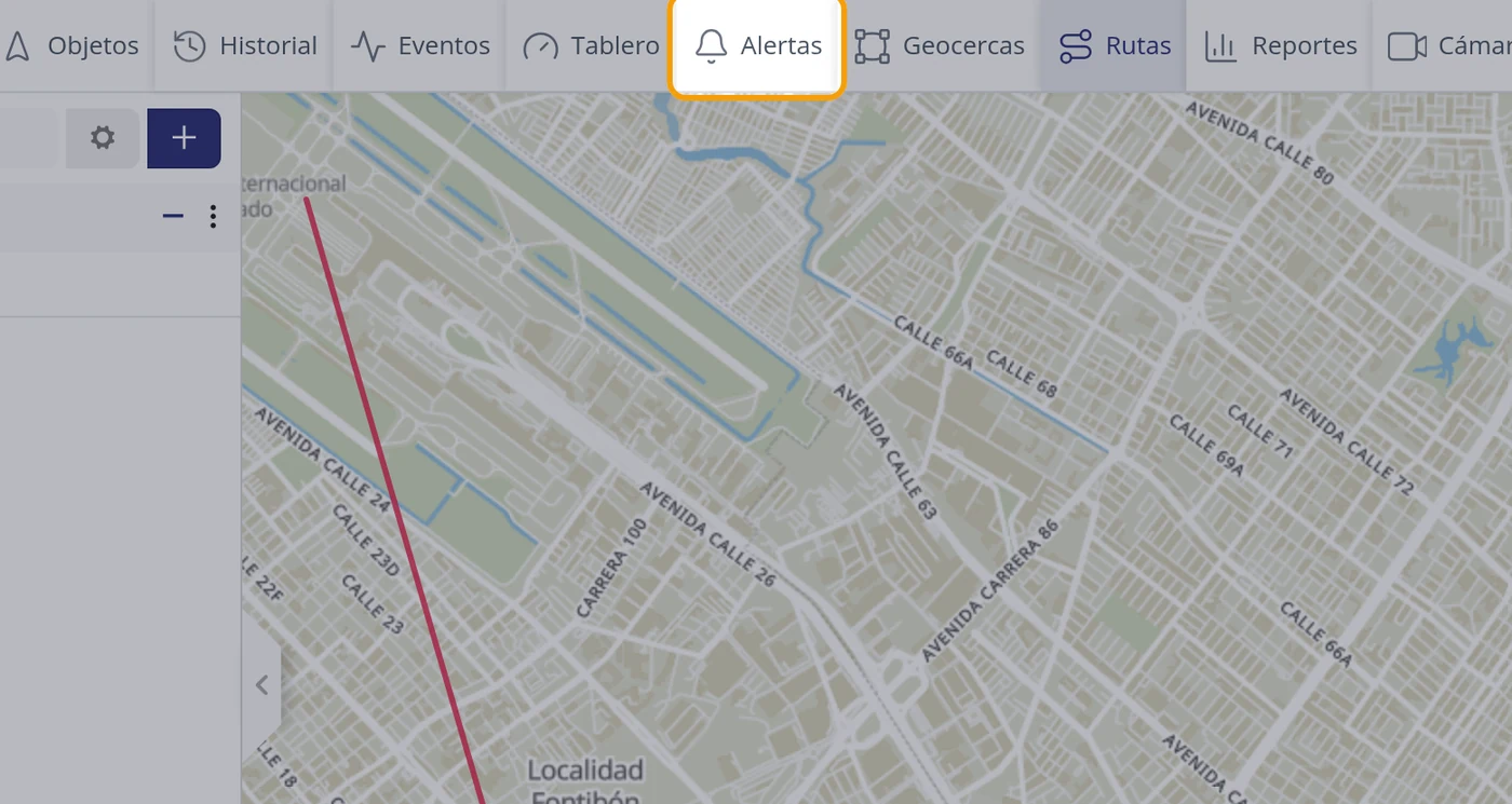 Compruebe que NO hay ningún aviso ligado a rutas