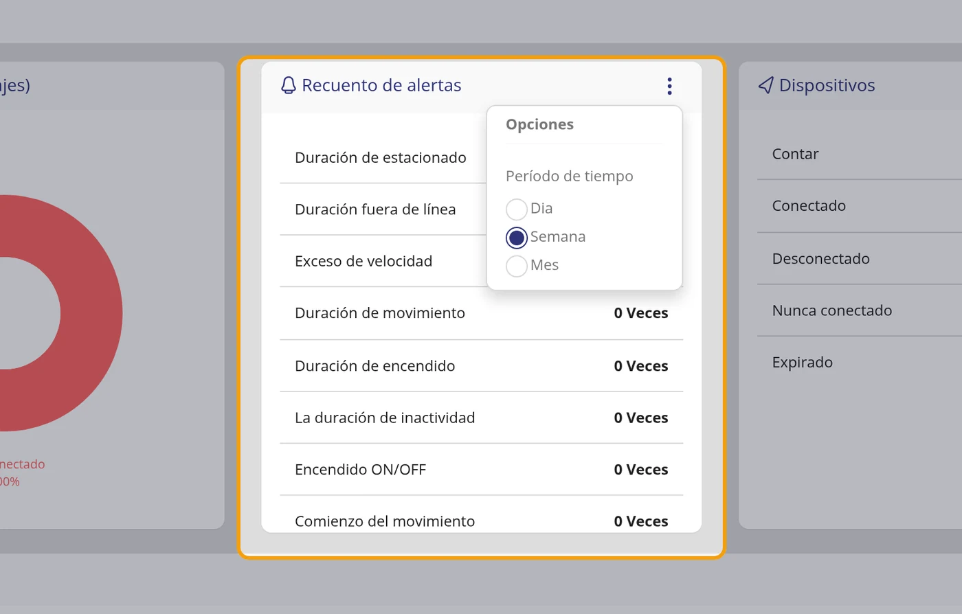 Marque el nuevo periodo y vea cómo se recalcula