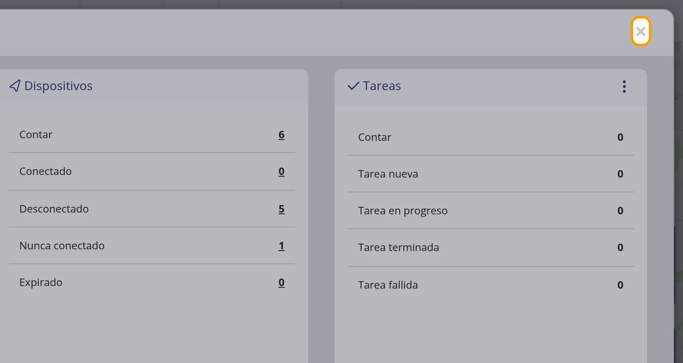 Cierre el Tablero